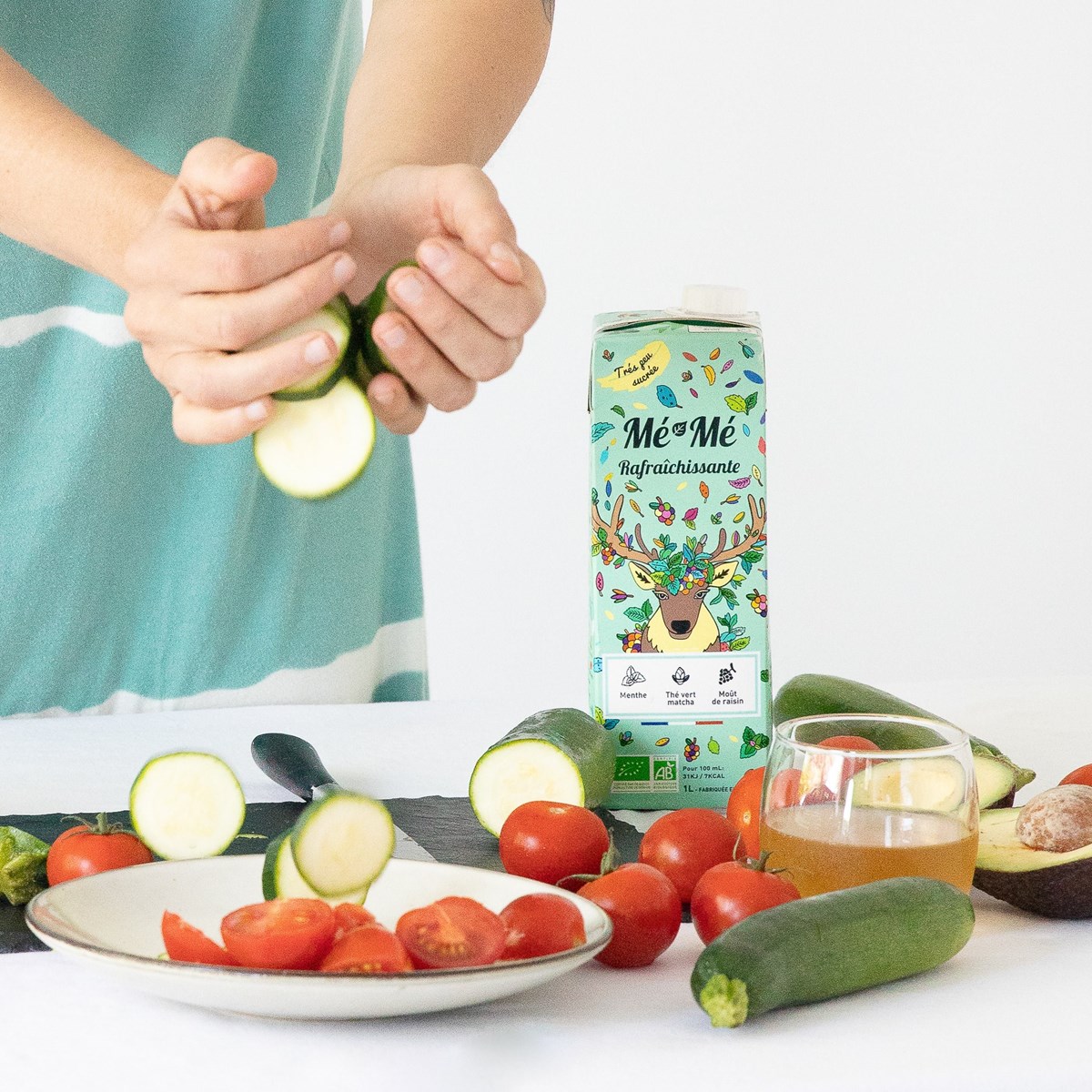 Mé-Mé  Rafraichissante (8 BOUTEILLES | 1 L) - Photo 2