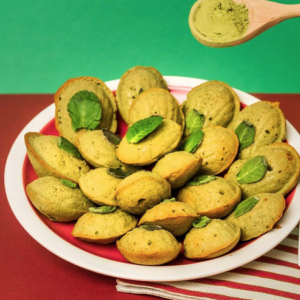 madeleines au matcha